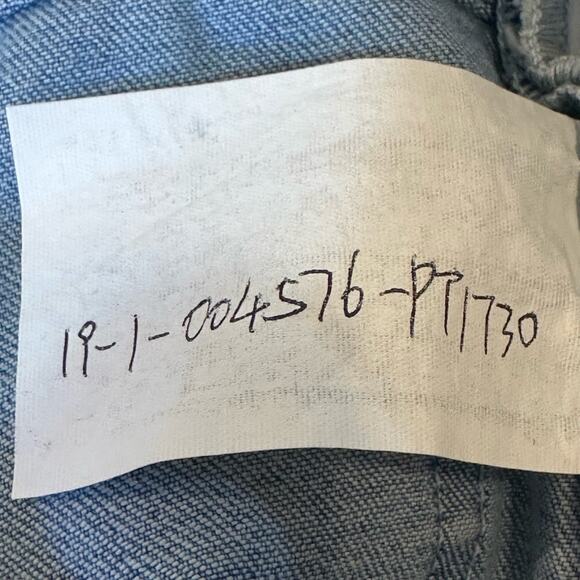 Current/Elliott  Blue Inky Leaopard Straight Jeans sz 27 NWOT - Picture 7 of 7